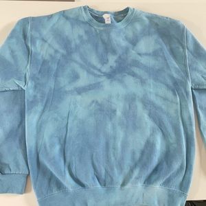 Tie dye crew neck